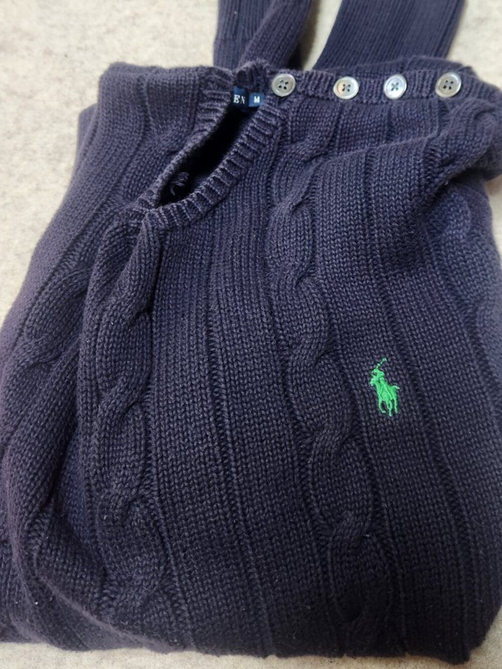 Ralph Lauren Women's Cable Knit Sweater Size Medium - Picture 3 of 4